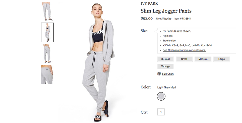 Illustration for article titled I Tried On Everything in the Ivy Park Line and Felt Like a Cute, Stupid, Beyoncé-Themed Sausage Link